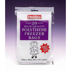 Freezer Bags (20) - 9" x 13" (23 x 33cm)
