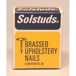 Upholstery Nails - Brassed (Box Pack) - 10mm