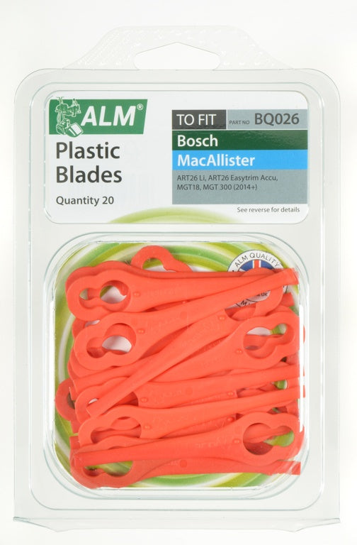 Plastic Blades - Red - Pack of 20