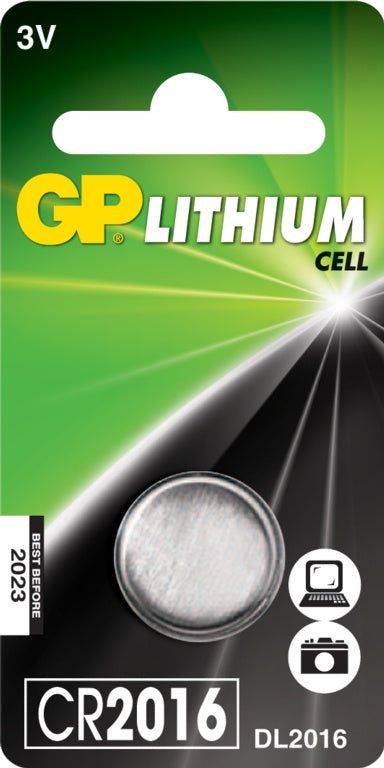 Lithium Button Cell Battery - CR2016 Single