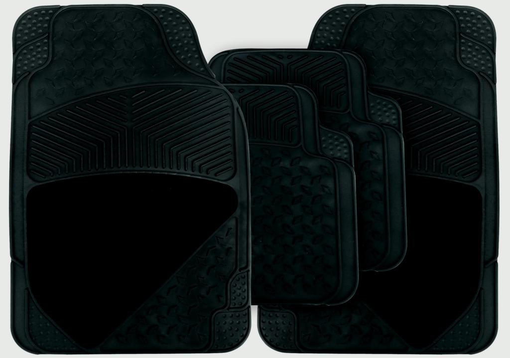 Premier Rubber Carpet Mat Set - 4 Piece