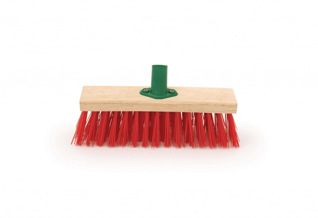 Red PVC Brush Head & Bracket - 11.5"