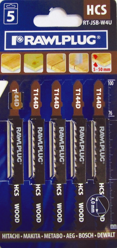 Jigsaw Blades For Wood - Universal Pack 5