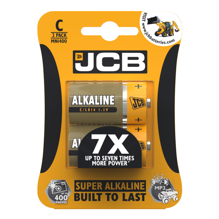 Super Alkaline C Cell Batteries - LR14