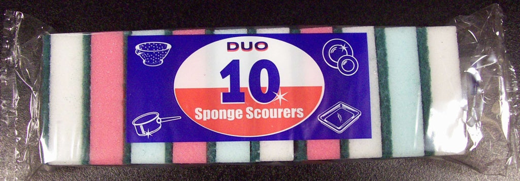 Sponge Scourers - Pack 10