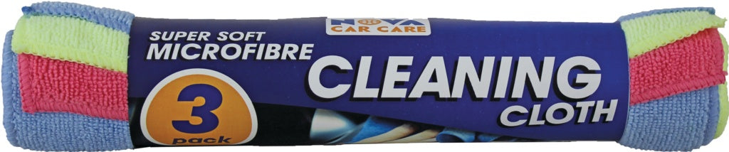 Microfibre Cleaning Cloth - 3 Pack