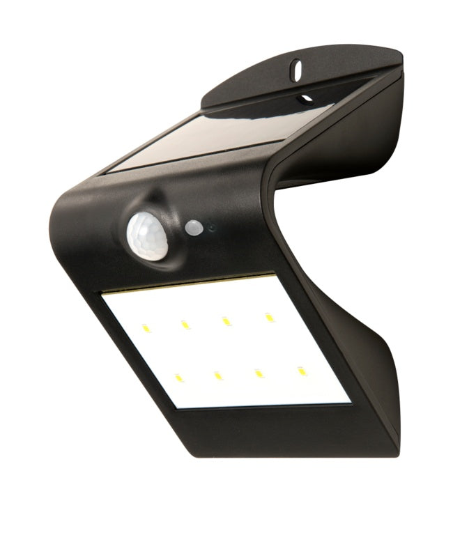 Solar Guardian PIR Wall Light - Black
