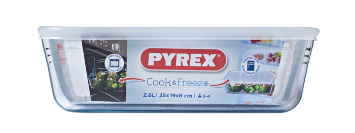 Rectangular Dish With Lid - 2.6L