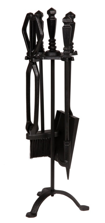 Black Companion Temple Set 5 Piece - 24"