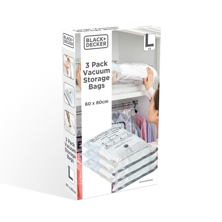 Vacuum Storage Bags - Large 3 Pack