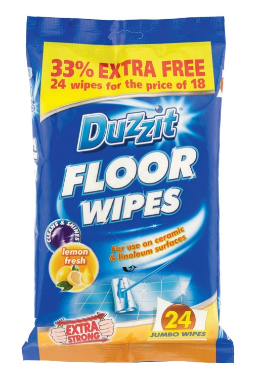 Floor Wipes - 24 Pack
