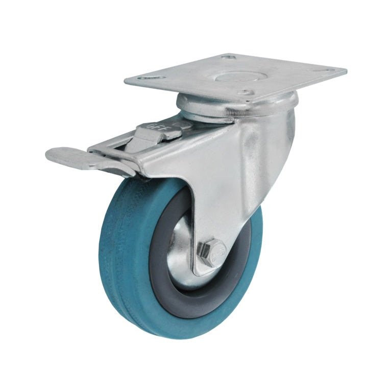 Swivel Castor Wheel With Brake - 75mm