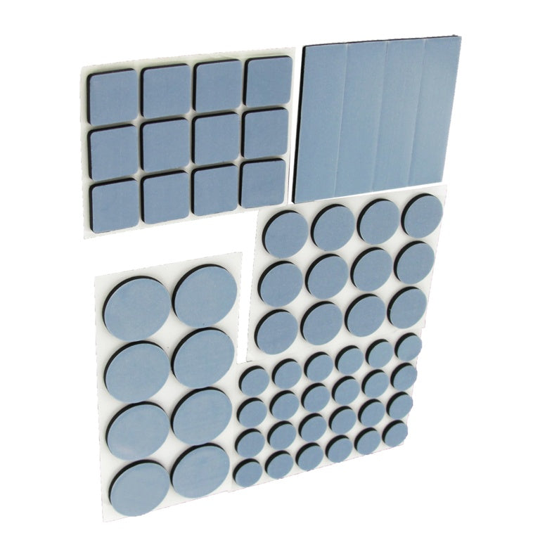 Self Adhesive Skid Protect - Pack 60 Assorted