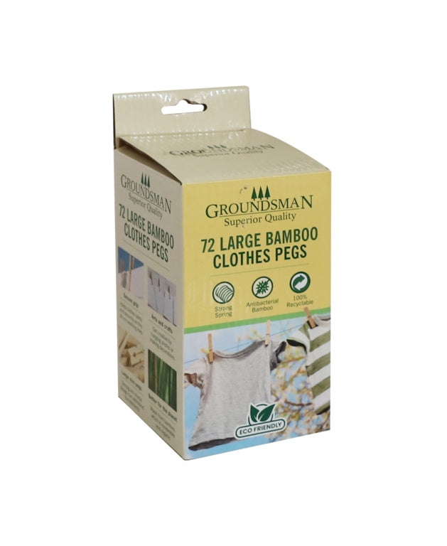 Large Bamboo Pegs - Pack 72