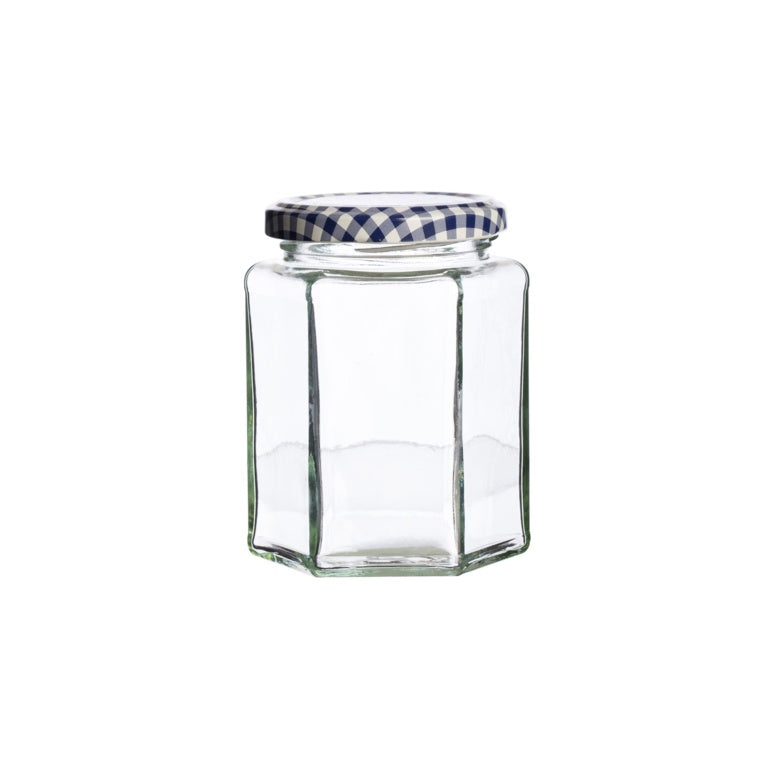 Hexagonal Twist Top Jar - 280ml