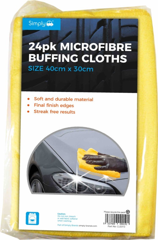 Microfibre Cloth - 24 Pack