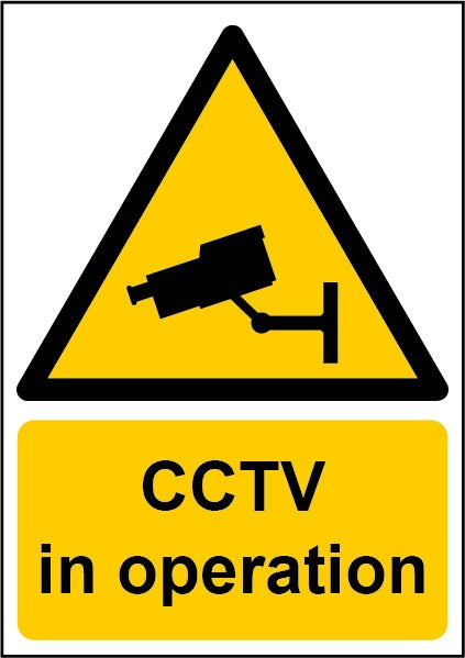 CCTV In Operation Sign - 148mmx210mm