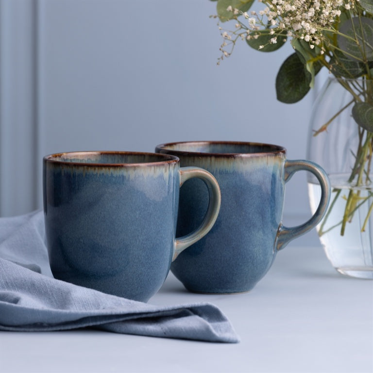 Reactive Mug 400ml - Blue