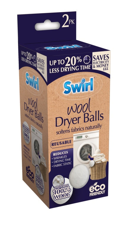 Wool Laundry Balls - 2 Pack