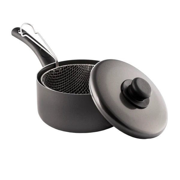 Chip Pan With Basket Non Stick - 20cm