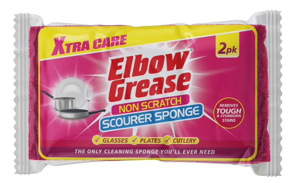 Non Scratch Scourer Sponge - Pack 2