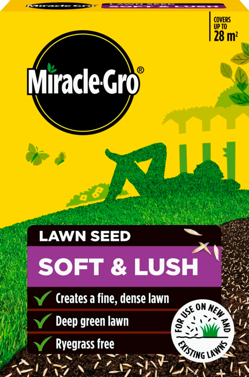 Lawn Seed Soft & Lush - Covers Up To 28m2
