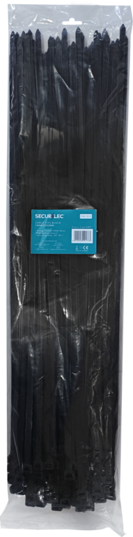 Cable Ties Black 550mm x 8mm - Pack 100