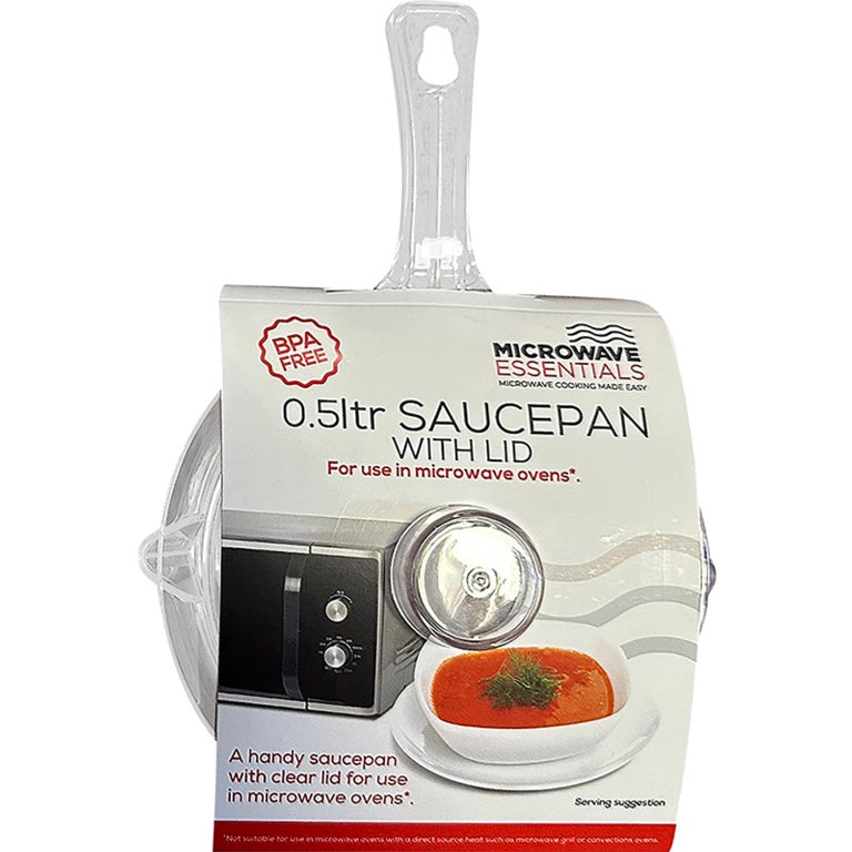 Clear Saucepan & Lid - 0.5L