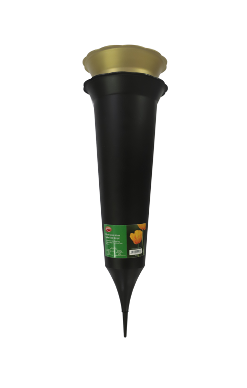 Black Grave Spike - Gold Script