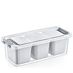 3 Dividers Deep Grand Organiser Box - 1.8L