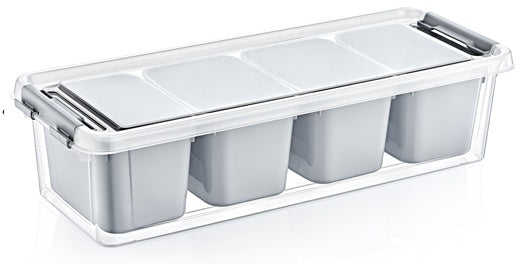 4 Divider Deep Grand Organiser Box - 3.5L