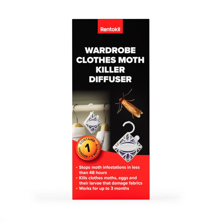 Wardrobe Clothes Moth Killer Diffuser - 2 Refills