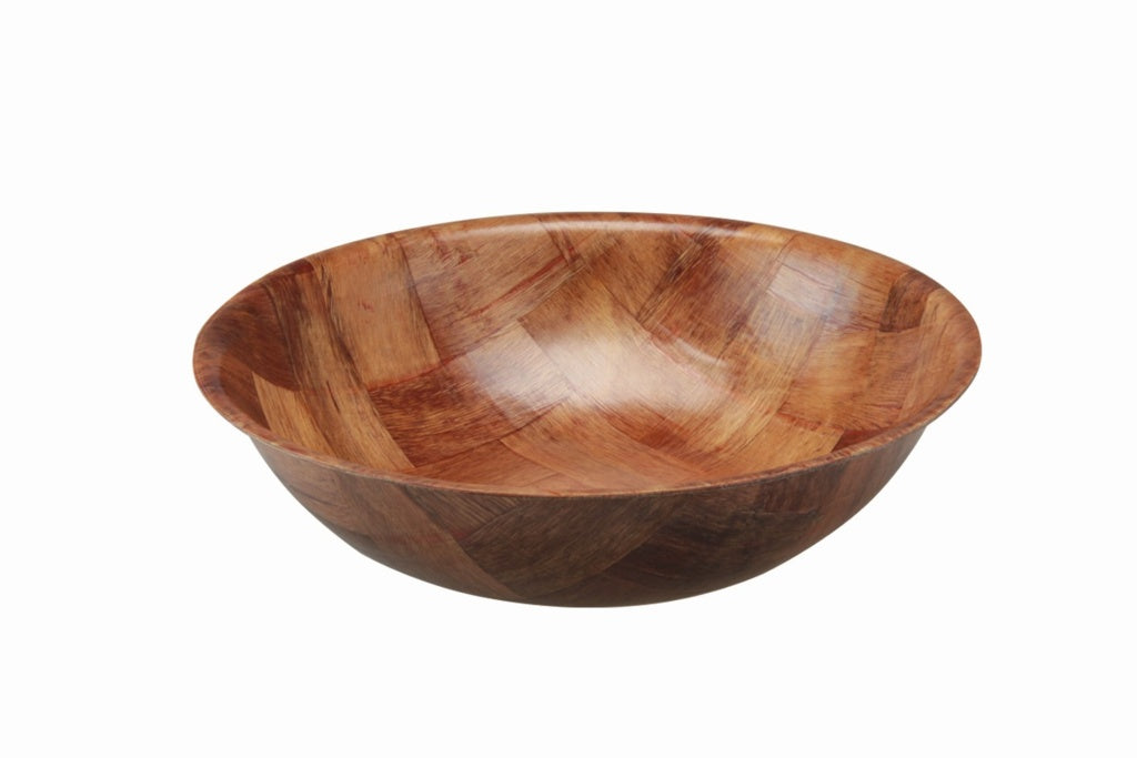 Woven Wood Bowl - 20cm