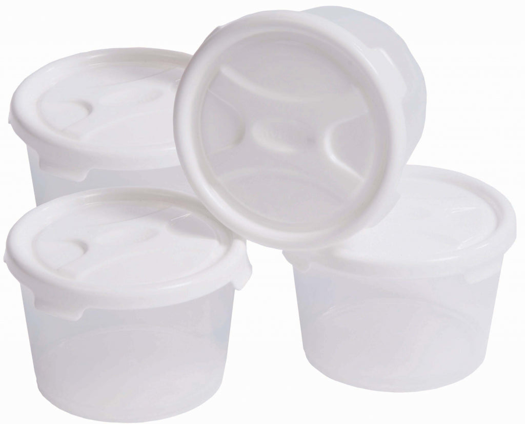 Handy Pots Food Storage Set White - Pack 4