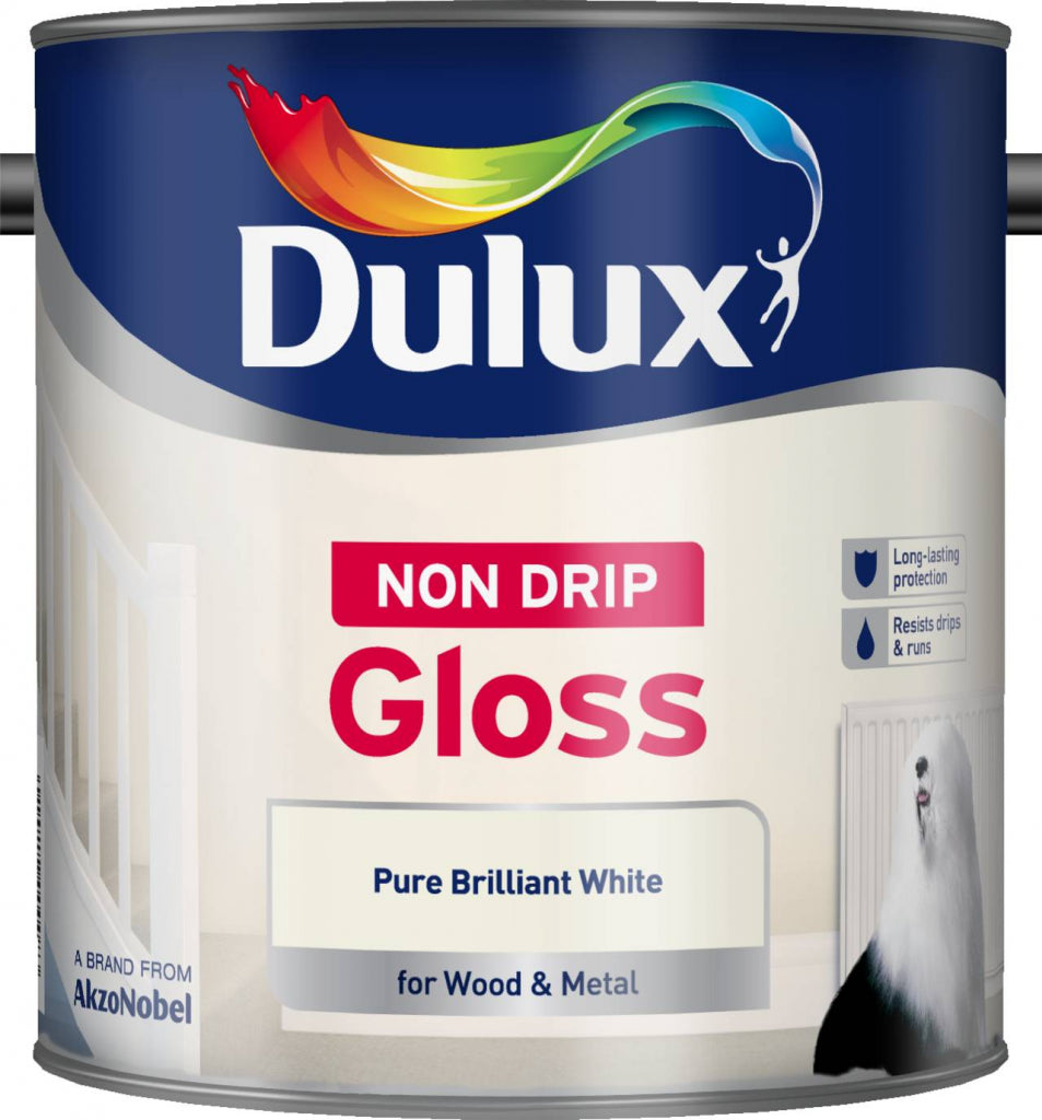 Non Drip Gloss 2.5L - Pure Brilliant White