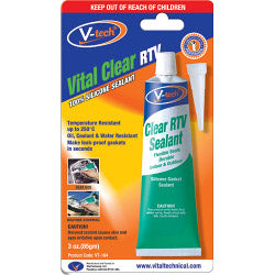 V-Tech Gasket Makers - 85g - Vital Clear RTV