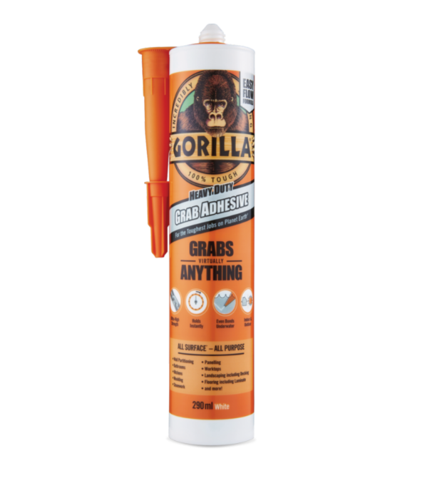 Gorilla Decorator's Kit – Grab Adhesive, Wall Filler, Sealant & Contact Adhesive Bundle