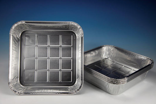 Square Foil Tray - 4 Pack