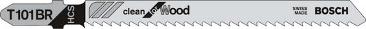 Clean For Wood Straight Jigsaw Blade - Pack 5