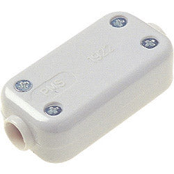 5A, 2 Terminal Fixed Connector, White - Pre-Packed