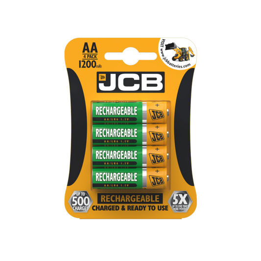 Rechargeable AA Batteries - Card 4 1200mAh
