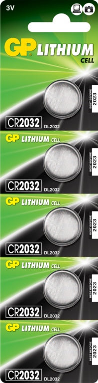 Lithium Button Cell Battery - CR2032 Card 5