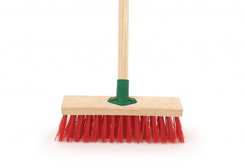 Red PVC Brush & Handle - 11"