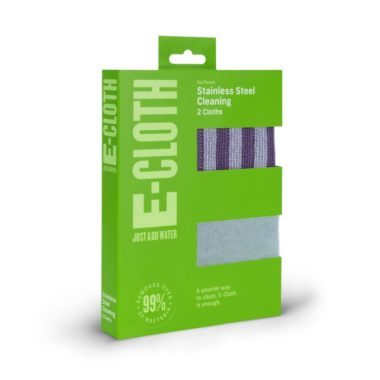 Stainless Steel Pack - 2 Cloths