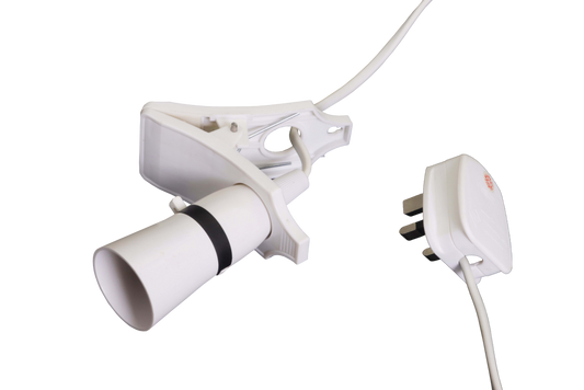 Clip on Lamp With 2m Flex & Plug - Pre-Packed