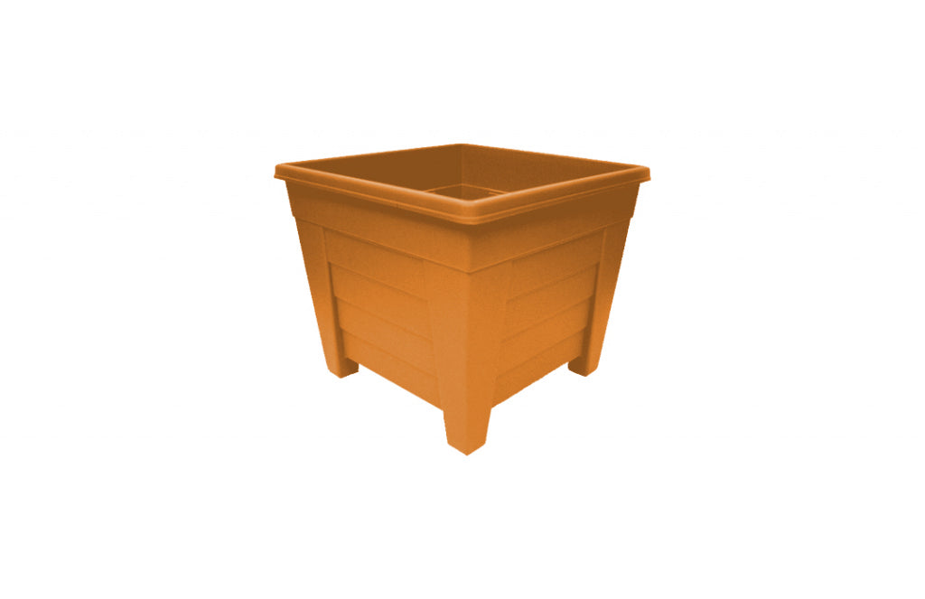 Square Planter - 27cm Terracotta