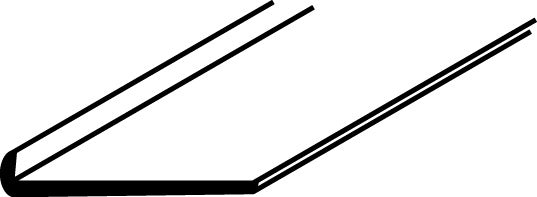 Hockey Stick White S - 19mm x 8ft