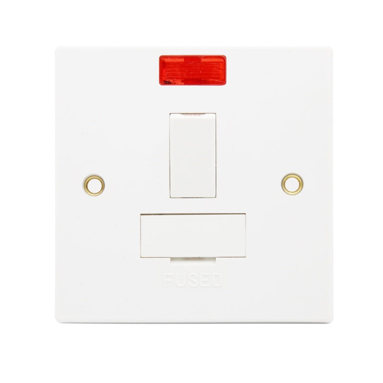 Square Edge 1 Gang Switched Fuse