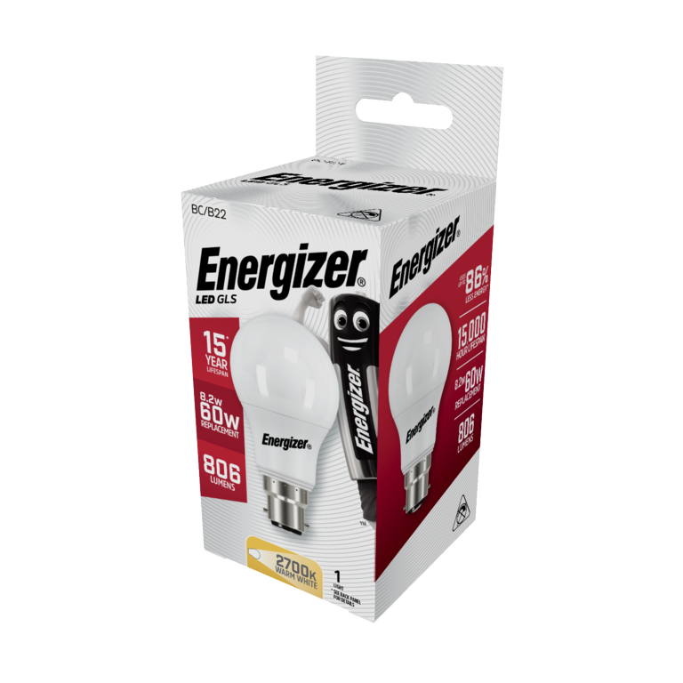 LED GLS Warm White B22 - 8.2w 806lm