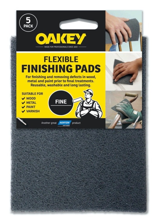 Flexible Finishing Pads - Grey Pack 5
